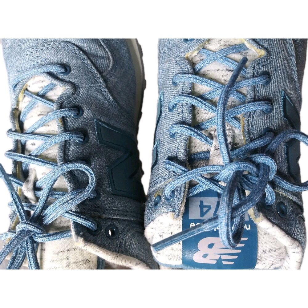 New Balance 574 Shoes Women's Size 8.5 Blue Sneakers - Picture 5 of 10